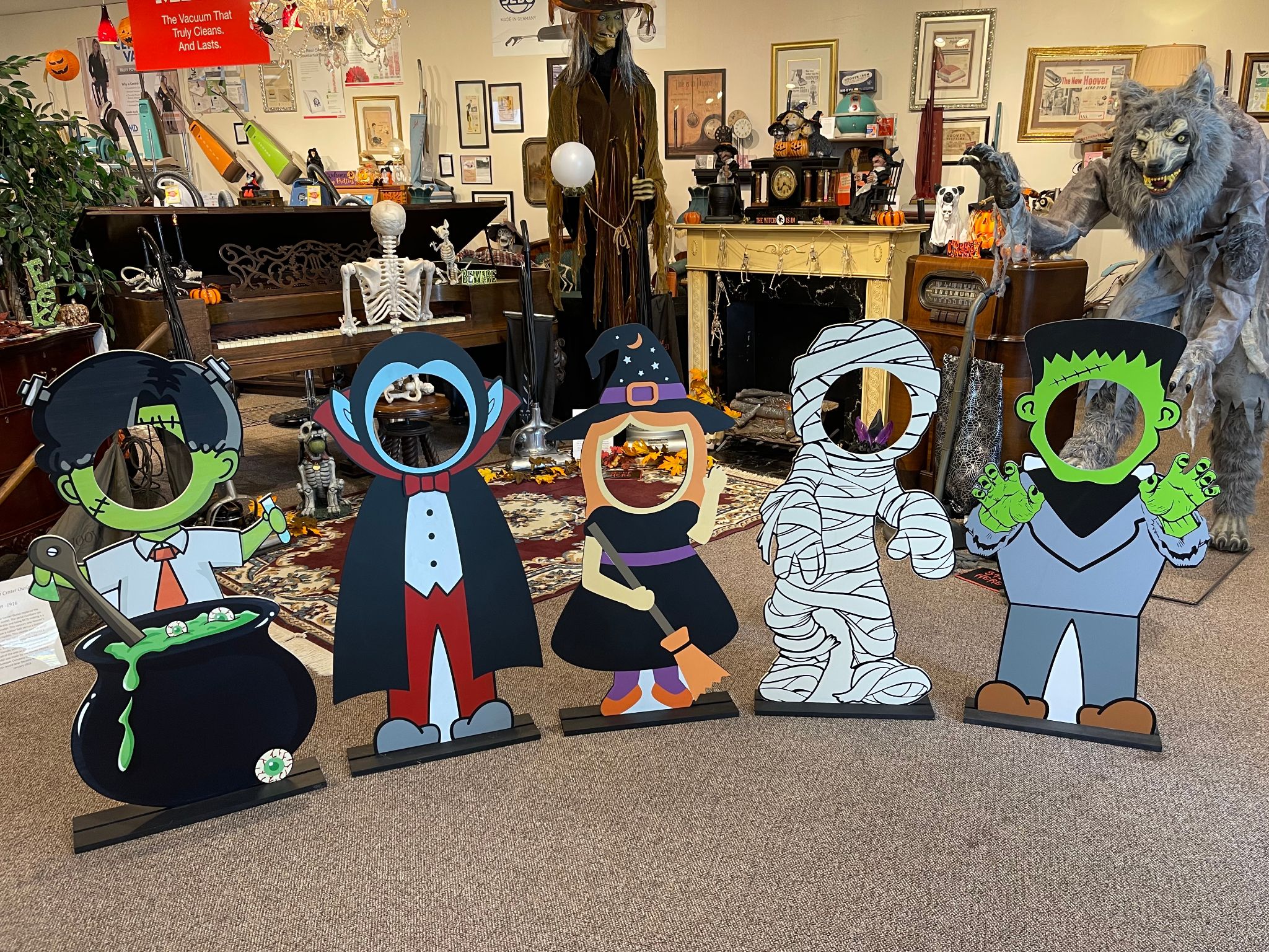 haloween character cutouts