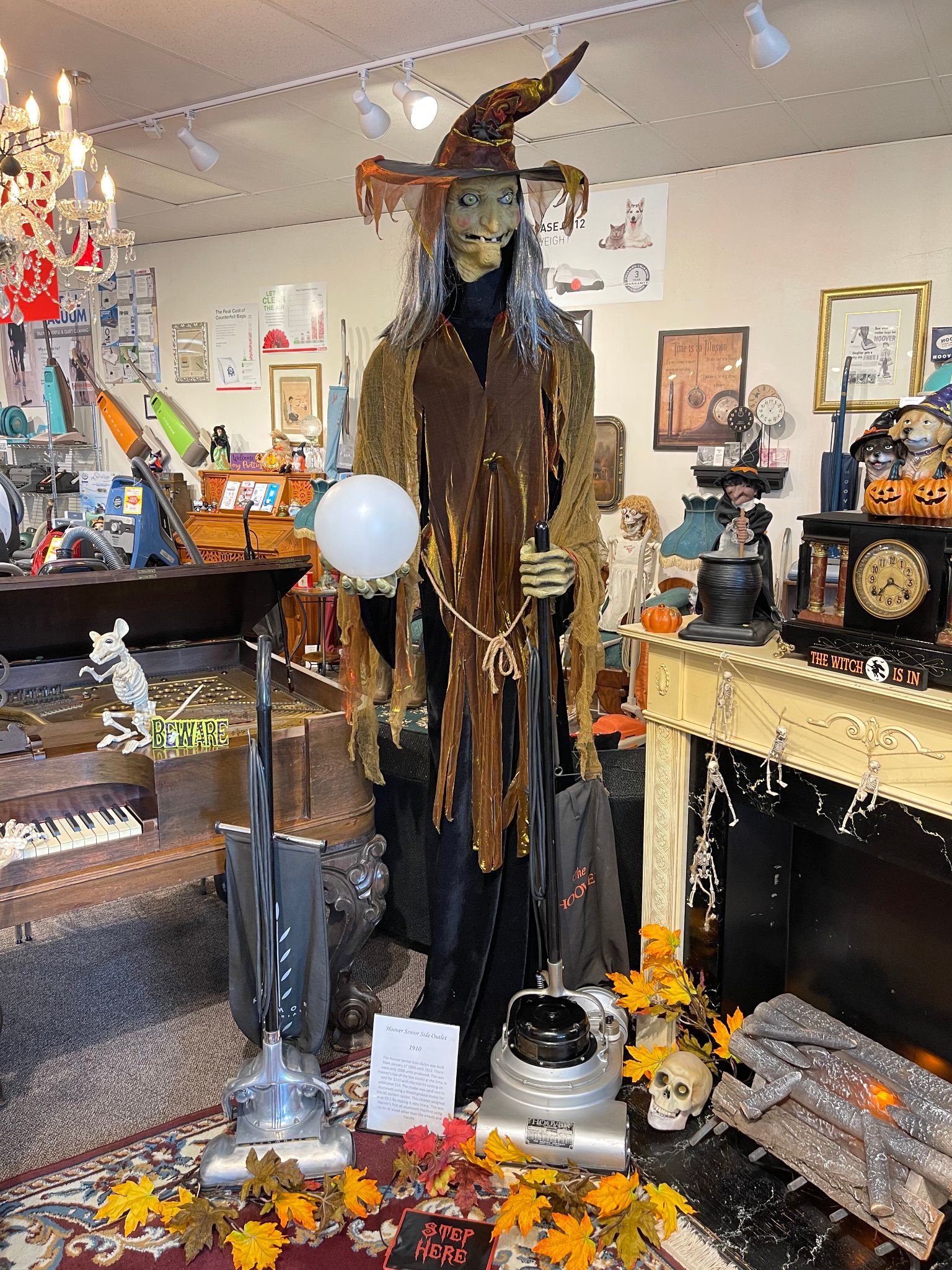 witch next to vacuum sweepers